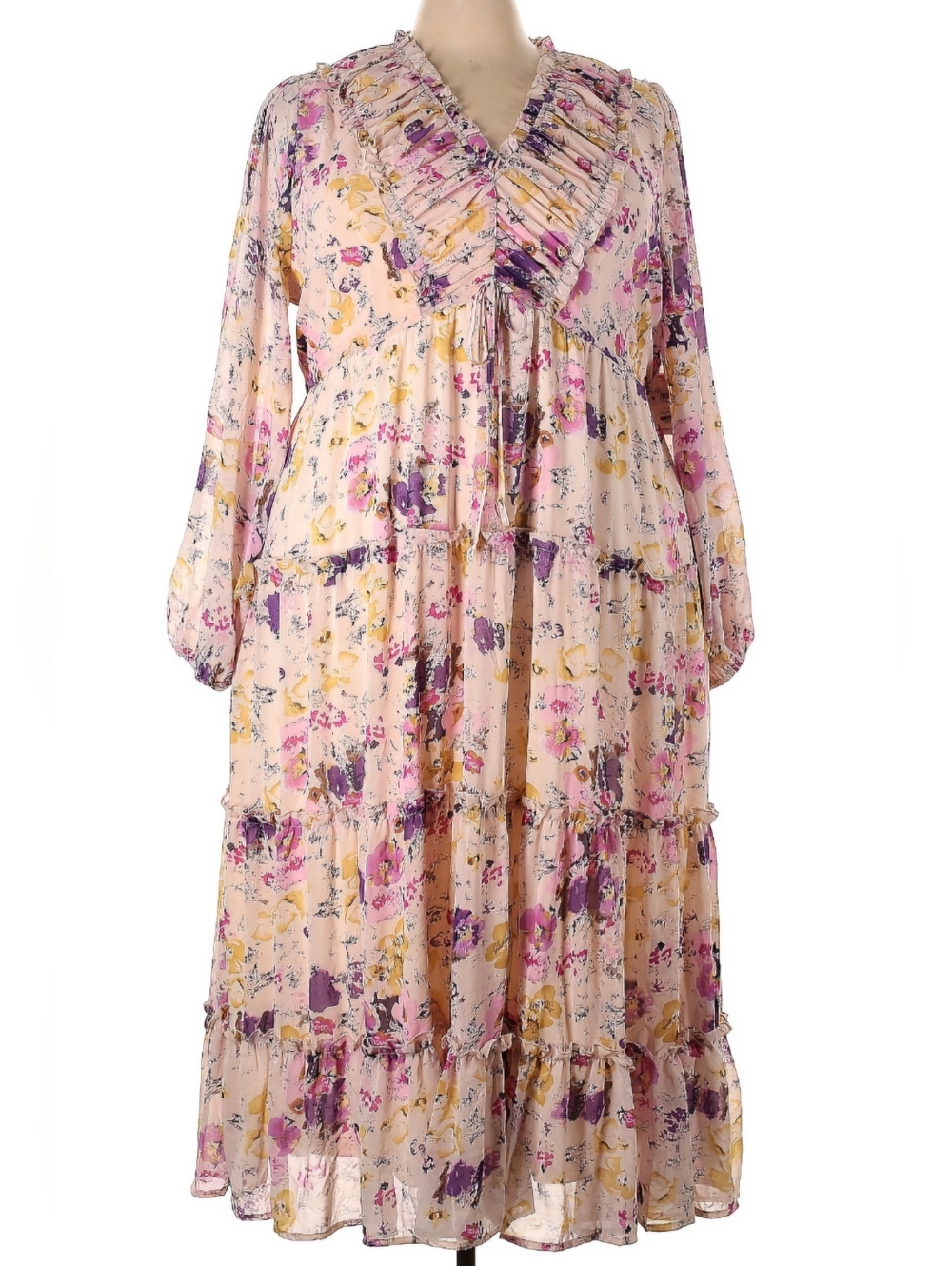 Arula - Whimsical Garden Party Ruffle Dress